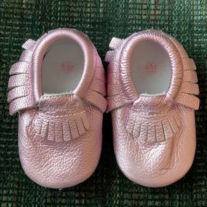 Leather Baby moccasins